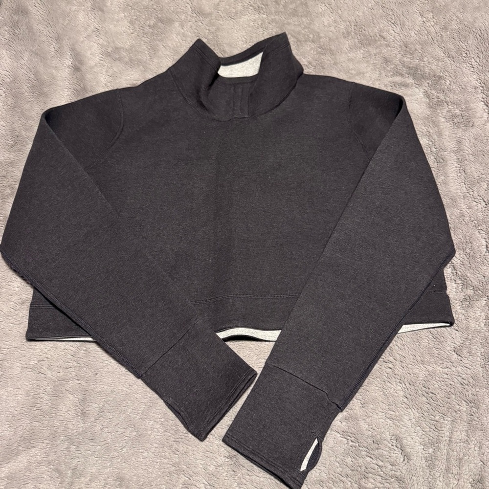 Sweaty Betty Stopclock Lux Neoprene Cropped Sweatshirt